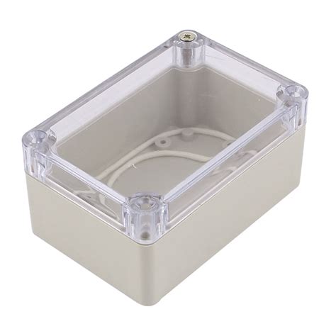 clear plastic junction box|junction box with clear lid.